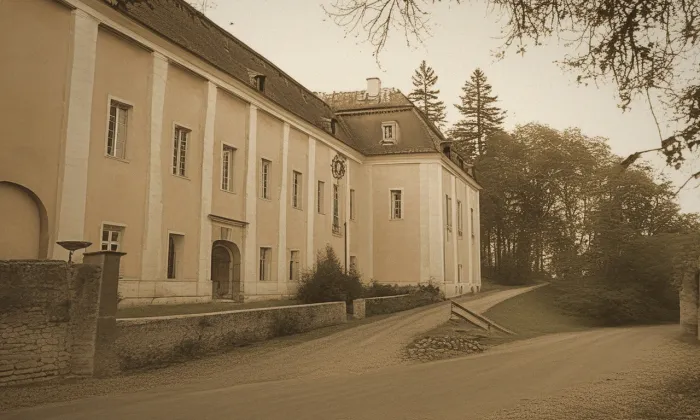 Zámek Melč s parkem – historical