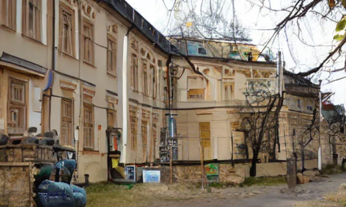 Zámek Melč s parkem – winter