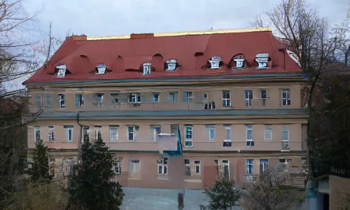 Zámek Miroslavské Knínice – zima