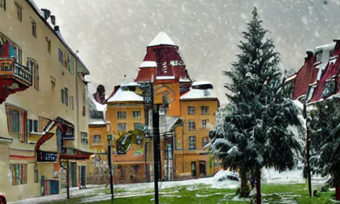 zámek Moravská Třebová – winter