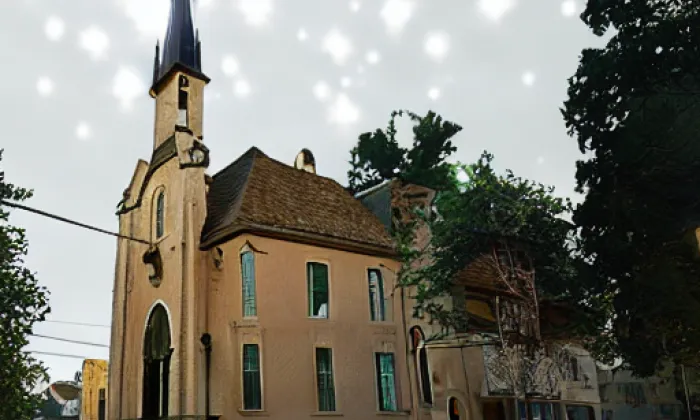Zámek Myslkovice – noc