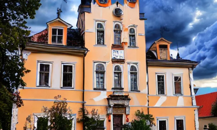 Zámek Nalžovice – autumn