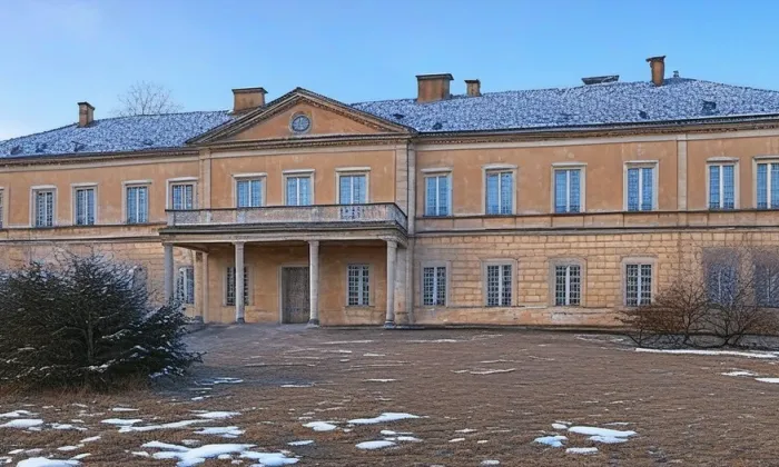 Zámek Neplachovice – winter