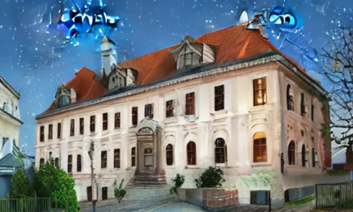 Zámek Nezamyslice – noc