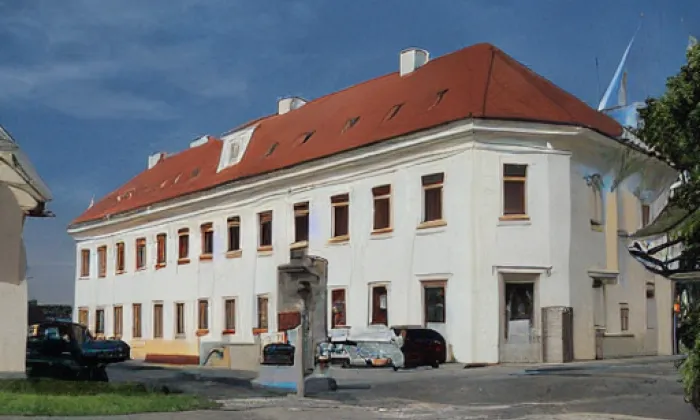 Zámek Nezamyslice – zima