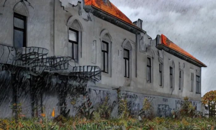Zámek Nová Bystřice – podzim