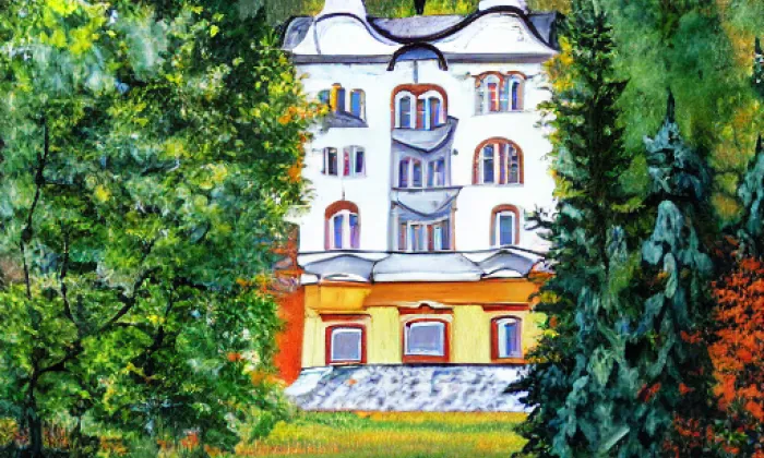 Zámek Nový Haimhausen – autumn