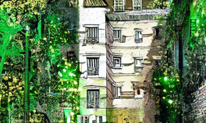 Zámek Nový Haimhausen – noc