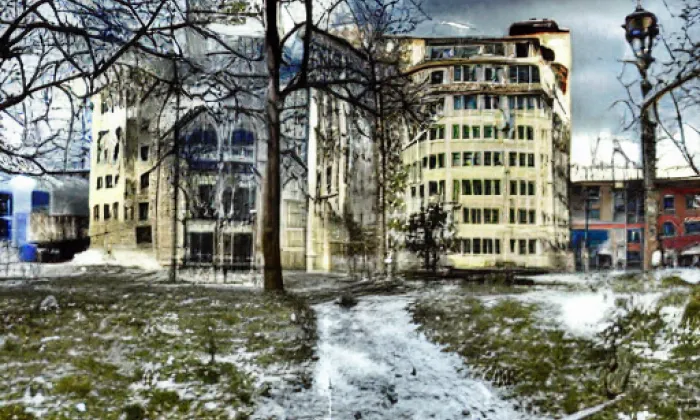 zámek Nová Horka – zima
