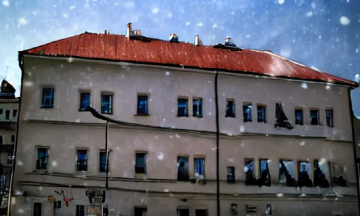 zámek Nové Syrovice – zima