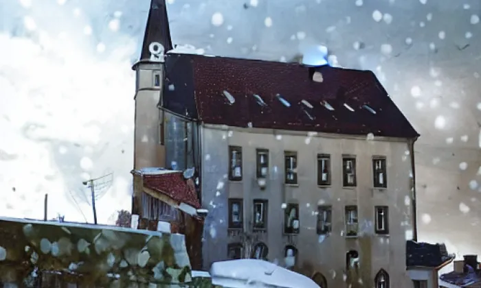 Zámek Příseka – winter