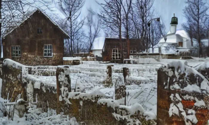 zámek Plandry – winter