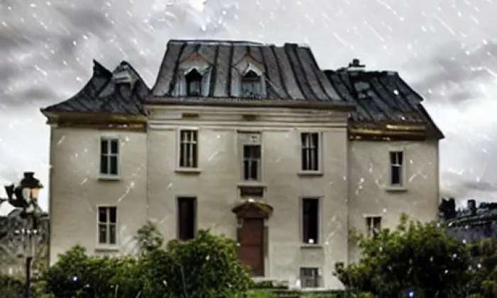 Zámek Pluhův Žďár – noc