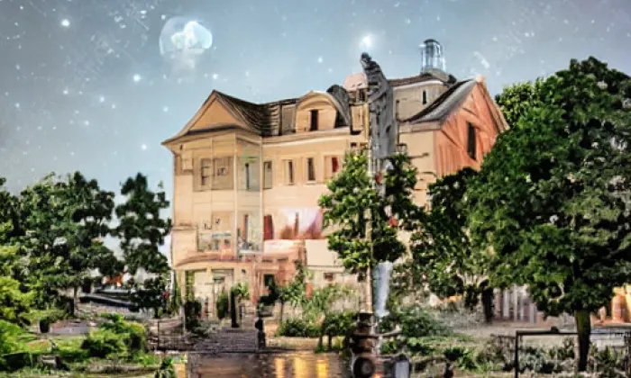 zámek Poděbrady – noc