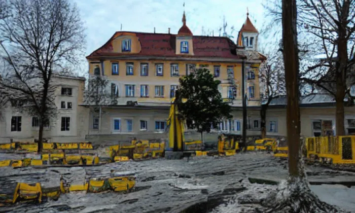 Zámek Protivín – winter