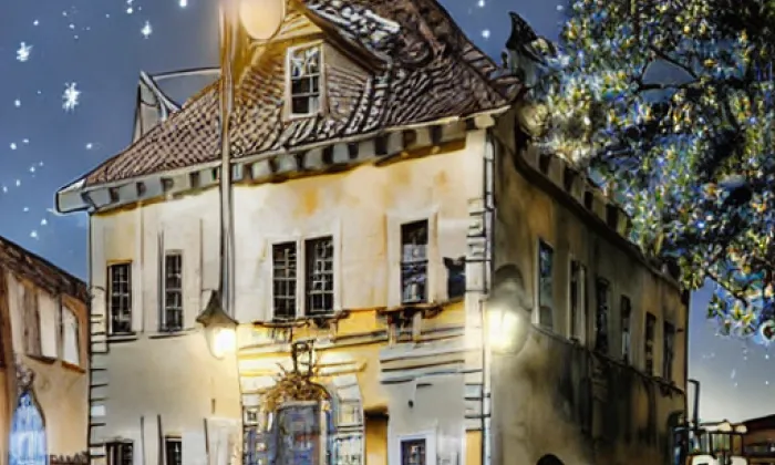 zámek Radonice – noc