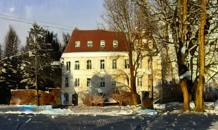 zámek Rantířov – zima