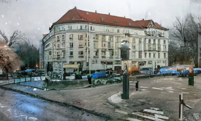 Zámek Rokytnice v Orlických horách – noc