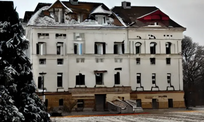 zámek Rosice – zima
