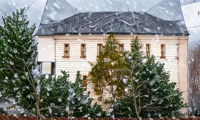 zámek Slatiňany – winter