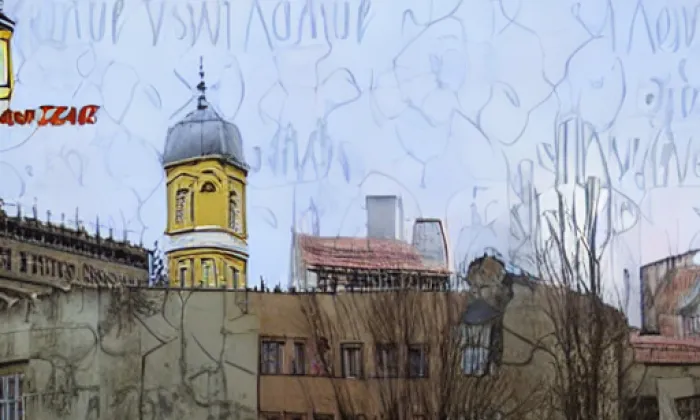 zámek Slavín – noc