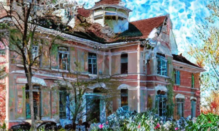 Zámek Slavice – jaro