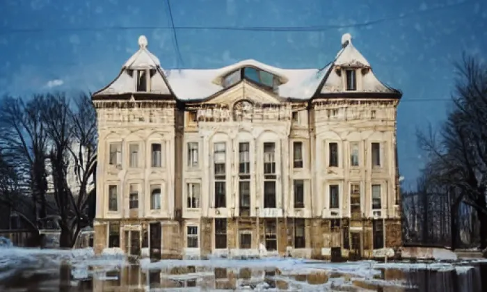 zámek Slavkov u Brna – winter