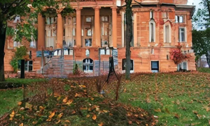 Zámek Slezské Pavlovice – podzim