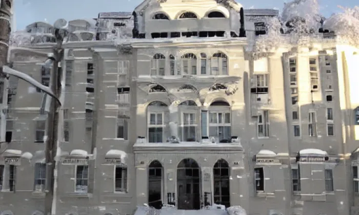 zámek Staré Hobzí – winter