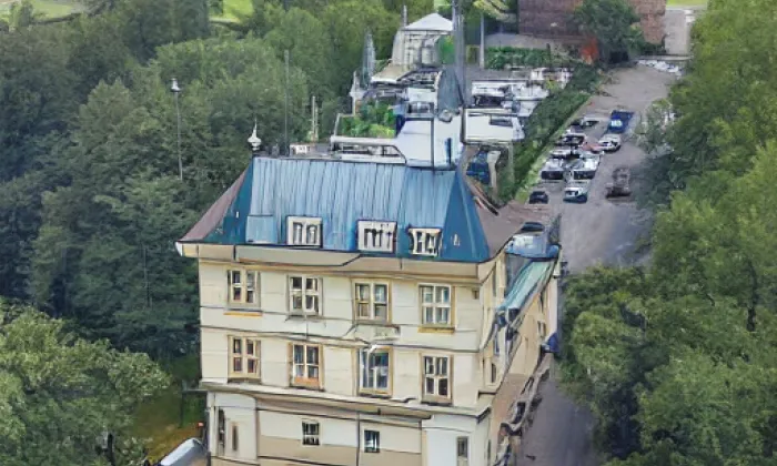 zámek Starý Hrozňatov – zima