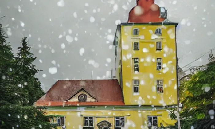 zámek Stráž nad Nežárkou – winter