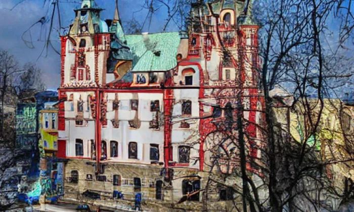 zámek Svojšice – winter