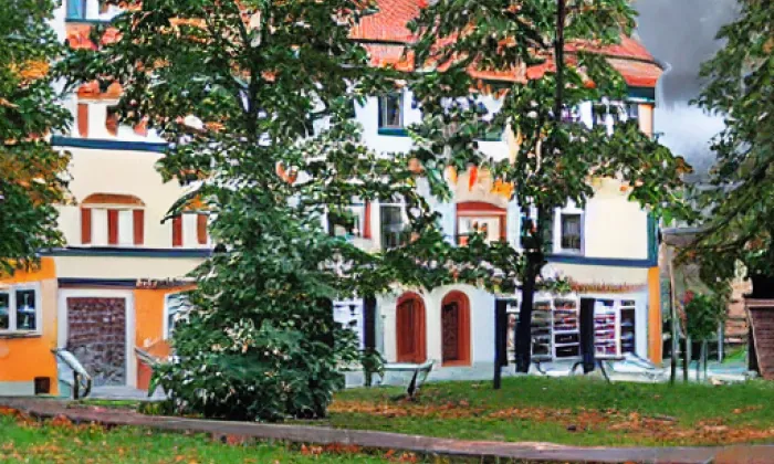 Zámek Těšany – autumn
