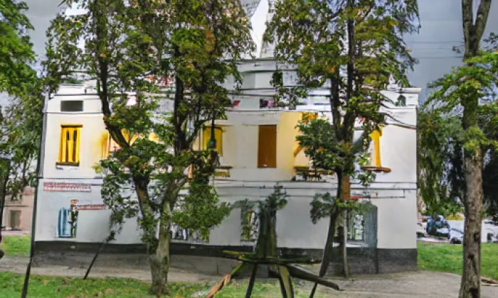 Zámek Těšany – winter