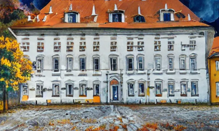 Zámek Týn nad Vltavou – autumn