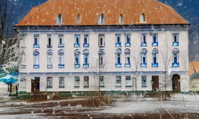 Zámek Týn nad Vltavou – winter