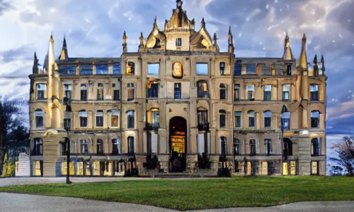 zámek Týnec – noc