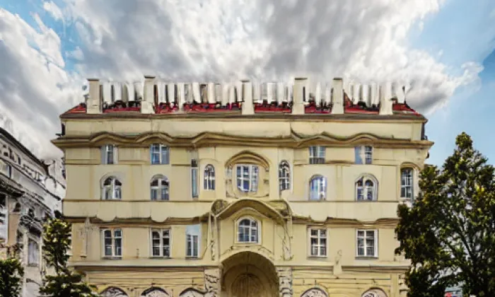 zámek Teplice – akvarel