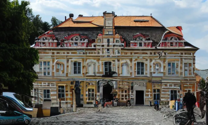 zámek Všechovice – zima