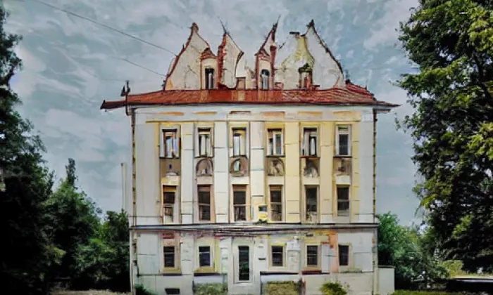 zámek Valeč – noc