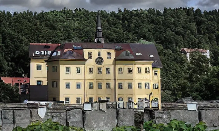 Zámek Veselíčko – zima
