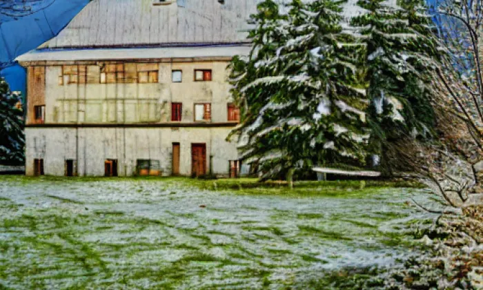zámek Vičice – zima