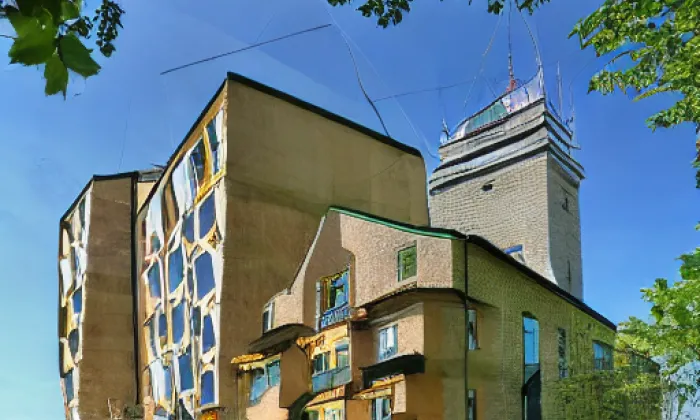 zámek Vratislavice nad Nisou – akvarel