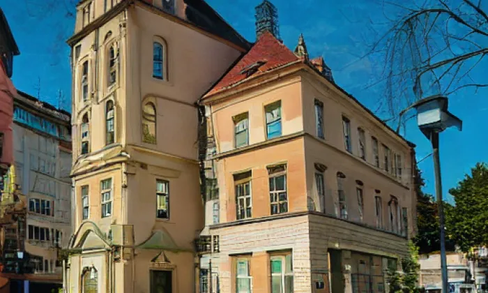 Zámek Záběhlice – akvarel