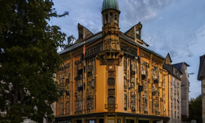 Za Kovářskou branou – akvarel