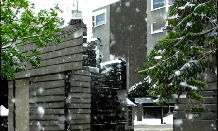 Zahrada Bertramka – winter