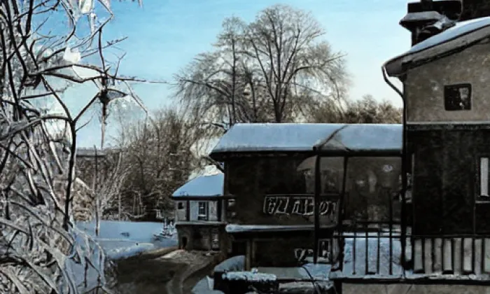 Zlatý most – winter