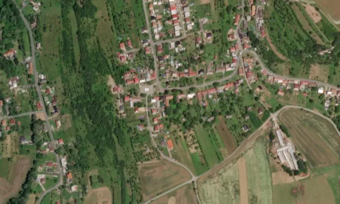 Zvonice (Halenkovice) – letecký pohled