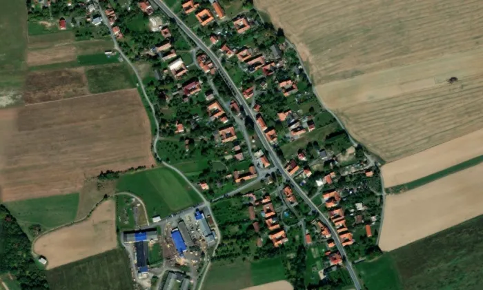 Zvonice (Olšovec) – letecký pohled