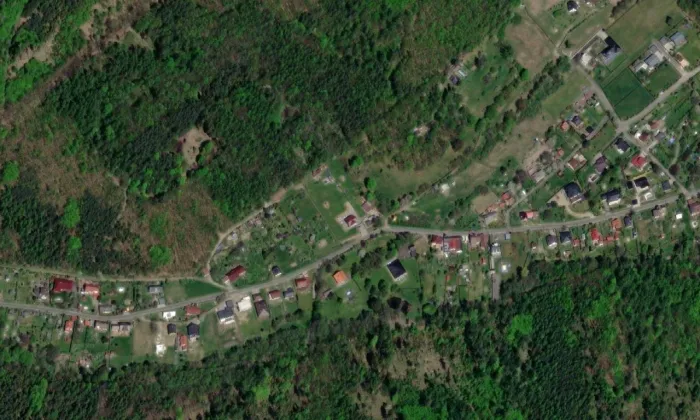 Zvonice (Pod Bezručovým vrchem) – letecký pohled